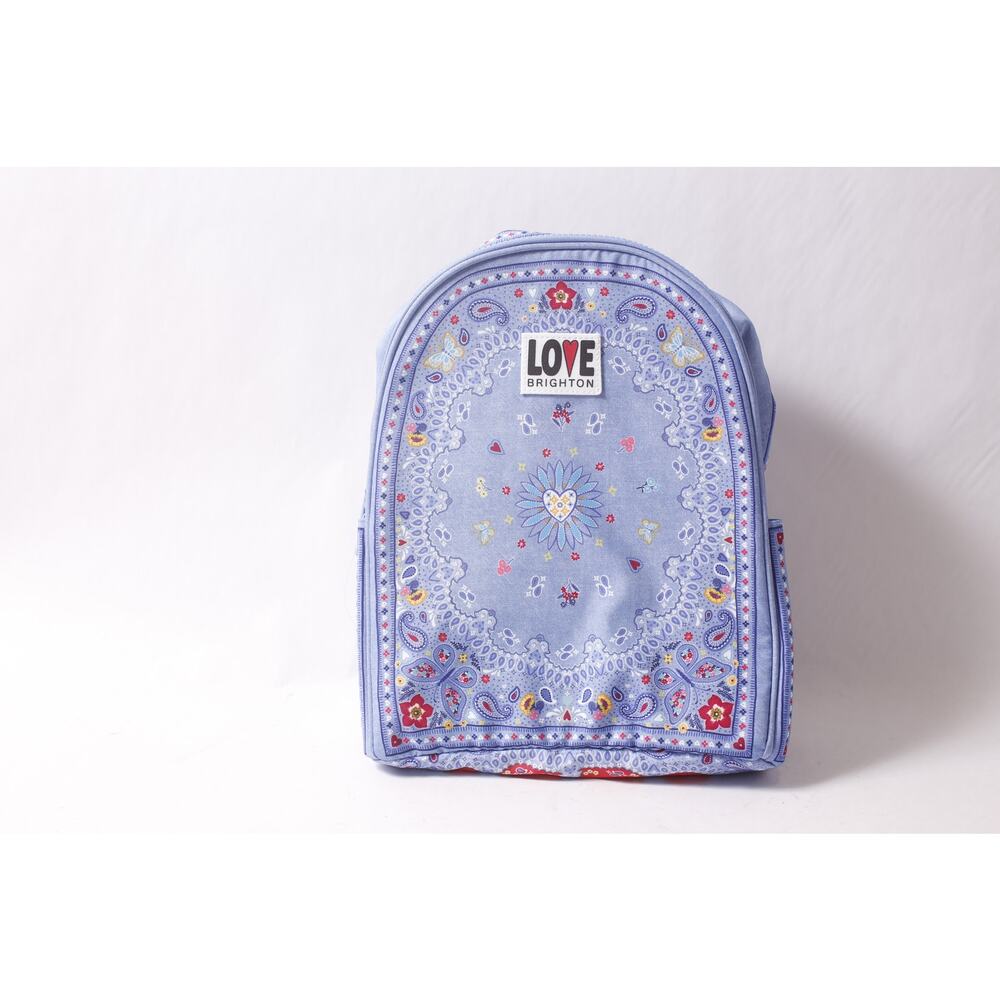 Brighton Bandana Love Blue Backpack Flowers Butterflies Design ~ 260423-WH 1088